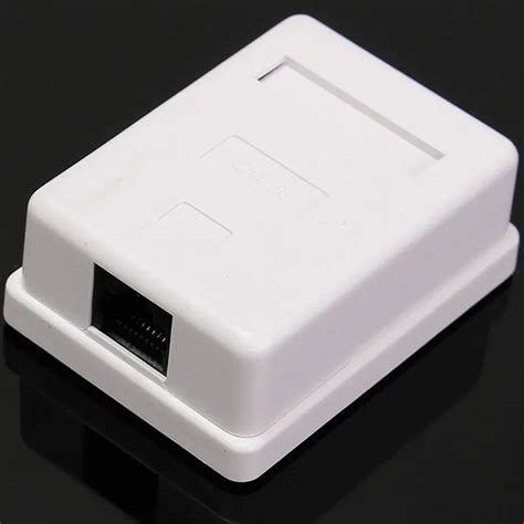 rj45 cat5e junction box|rj45 wall mount box.